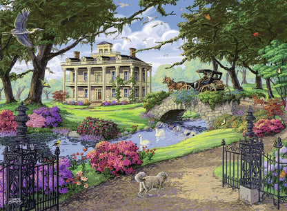 Ravensburger Visiting the Mansion 500 Piece Puzzle image 1