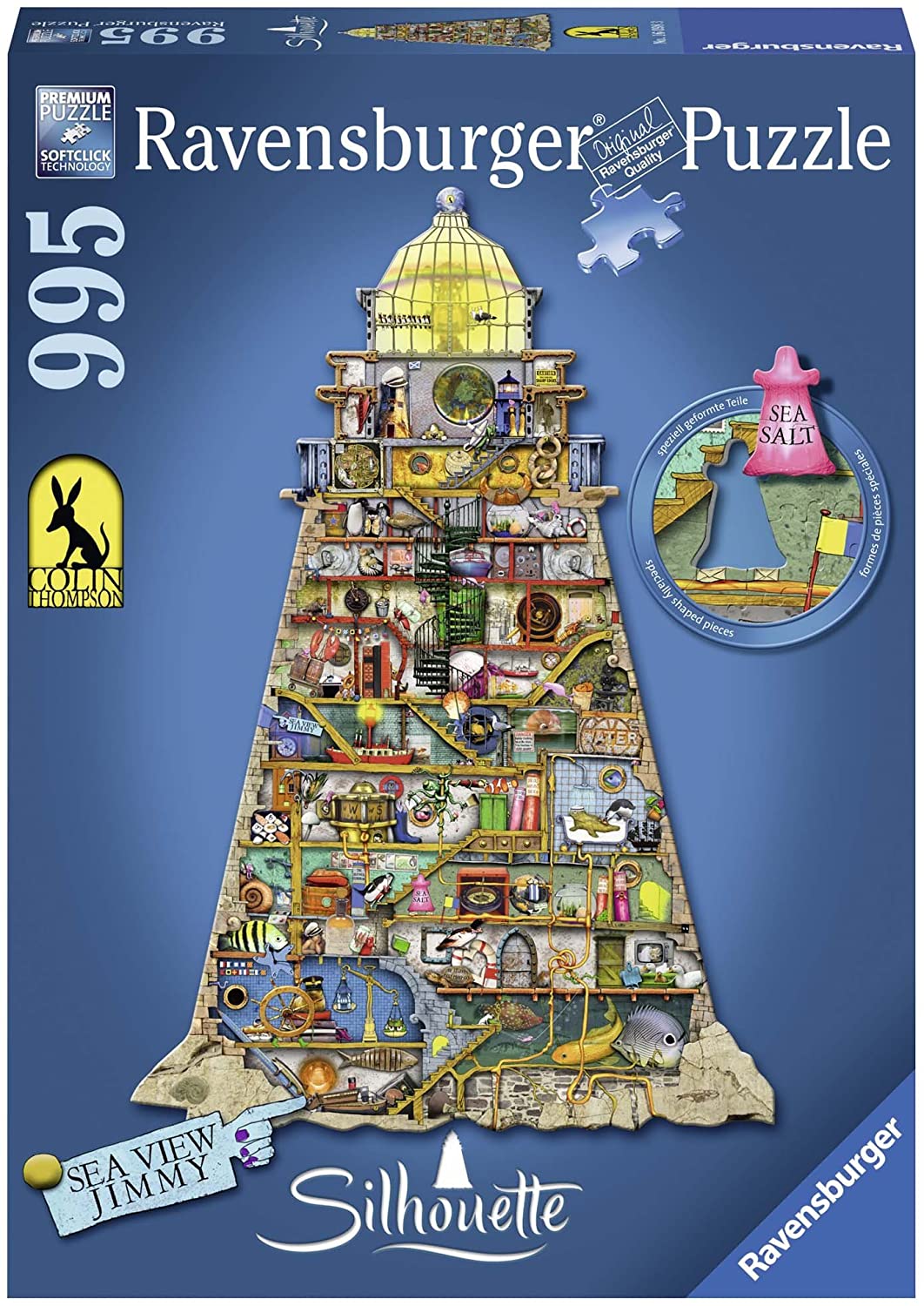 Ravensburger Colin Thompson Ludicrous Lighthouse 995 Piece Puzzle image 0