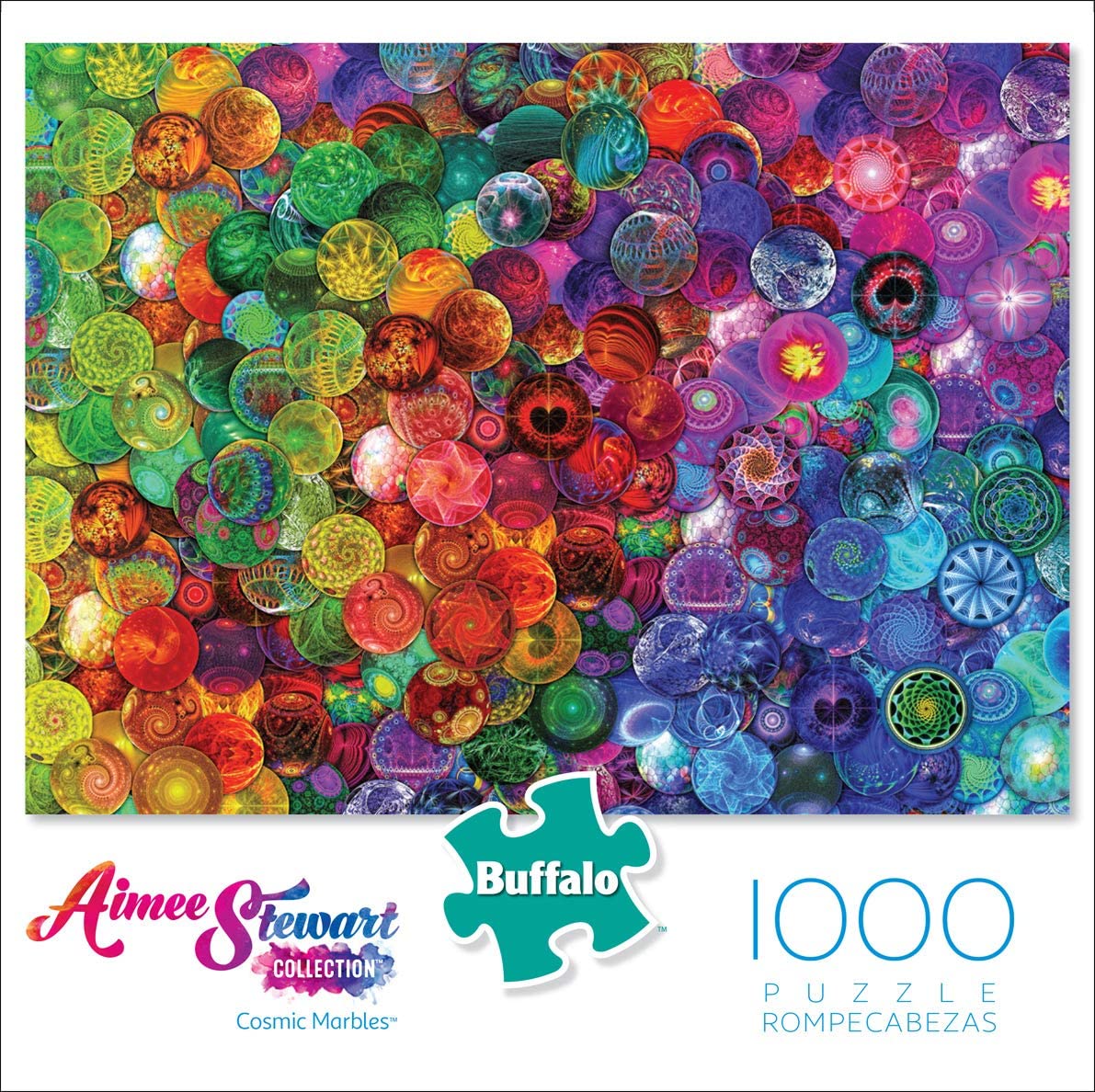 Buffalo Games Aimee Stewart Cosmic Marbles 1000 Piece Puzzle image 0