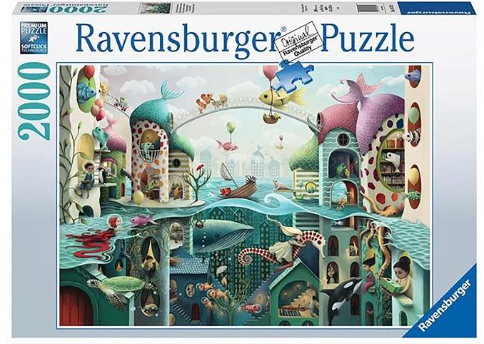 Ravensburger If Fish Could Walk 2000 Piece Puzzle image 0