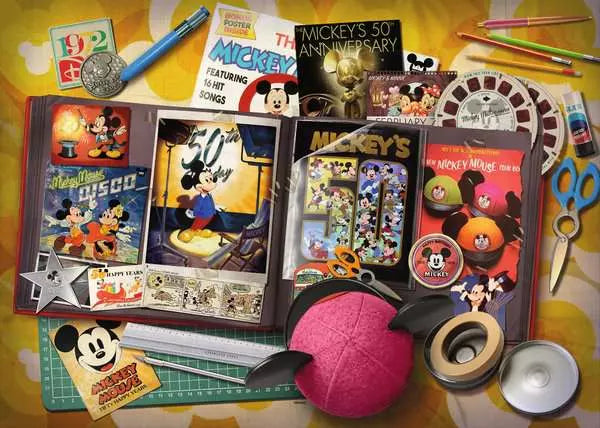 Ravensburger Disney Collector's Edition 1970 Mickey Anniversary 1000 Piece Puzzle image 1