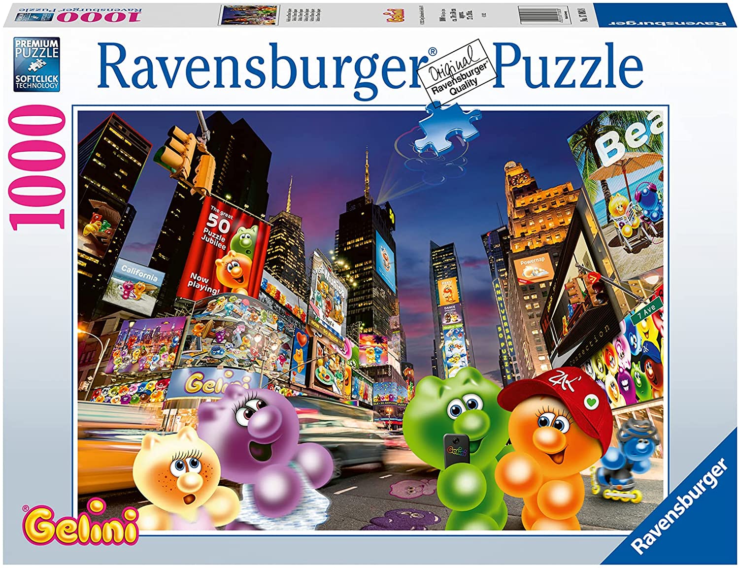 Ravensburger Gelini at Times Square 1000 Piece Puzzle image 0