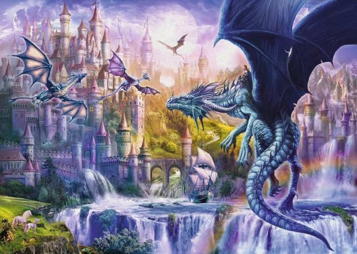 Ravensburger Dragon Castle 1000 Piece Puzzle image 1
