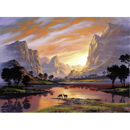 Ravensburger Tranquil Sunset 300 Piece Puzzle image 1