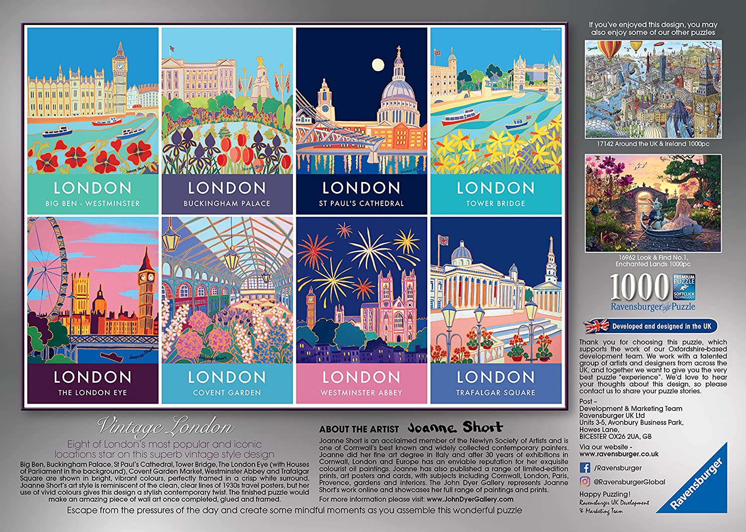 Ravensburger Vintage London 1000 Piece Puzzle image 2
