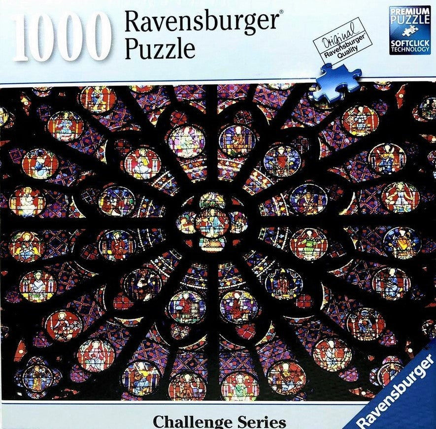 Ravensburger Challenge Series Rose of Notre Dame 1000 Piece Puzzle image 0