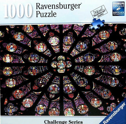 Ravensburger Challenge Series Rose of Notre Dame 1000 Piece Puzzle image 0