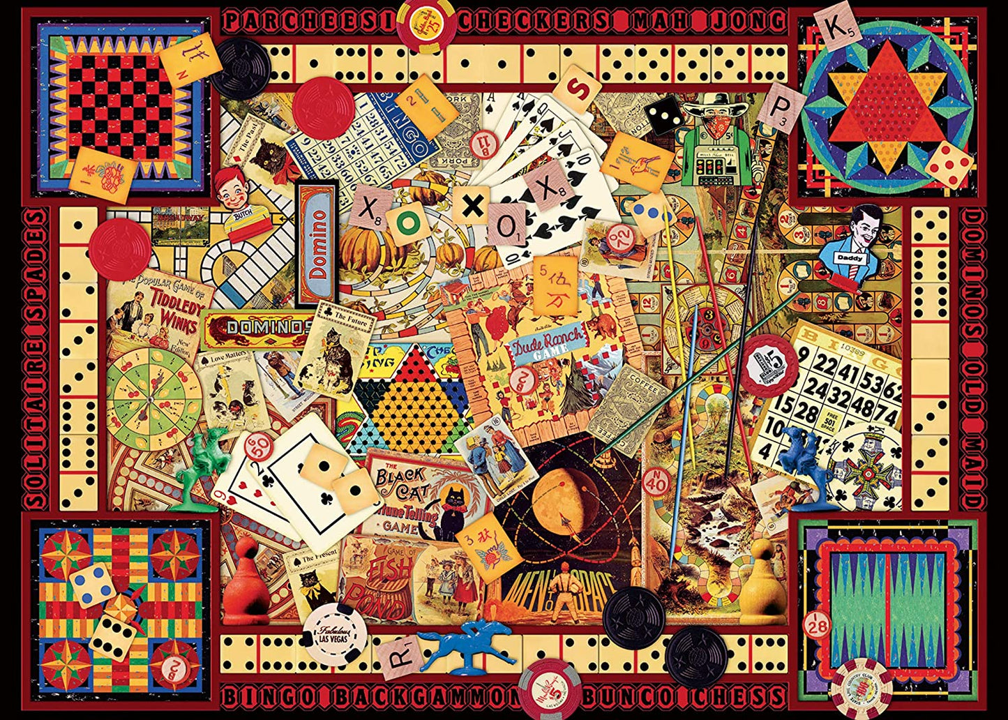 Ravensburger Vintage Games 1000 Piece Puzzle image 1