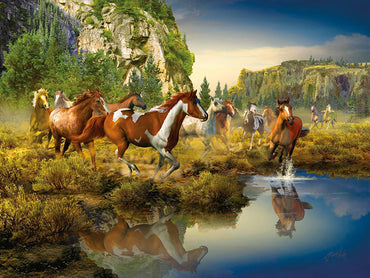Ravensburger Wild Horses 1500 Piece Puzzle image 1