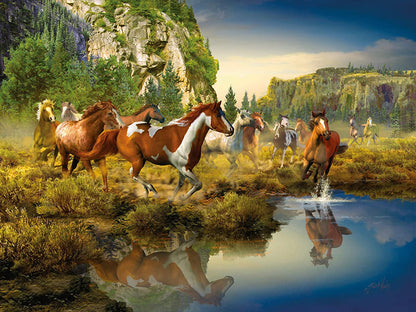 Ravensburger Wild Horses 1500 Piece Puzzle image 1