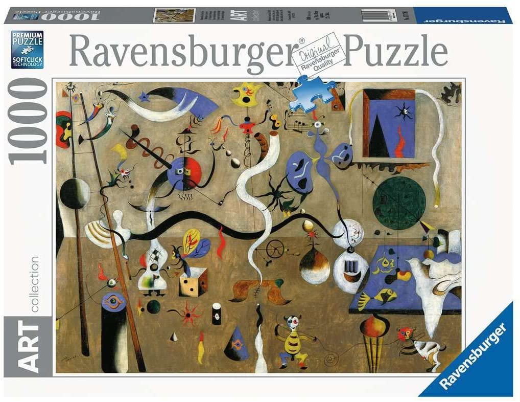 Ravensburger Art Collection Le Carnaval d' Arlequin by Joan Miro 1000 Piece Puzzle image 0