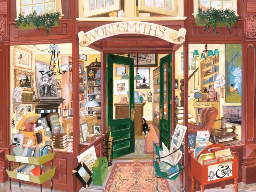 Ravensburger Wordsmith's Bookshop 1500 Piece Puzzle image 1