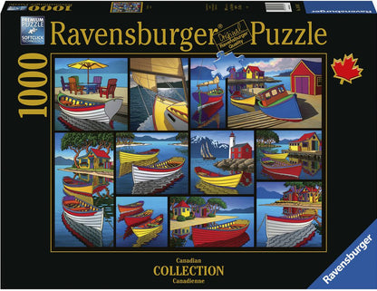 Ravensburger Canadian Collection On the Water 1000 Piece Puzzle image 0