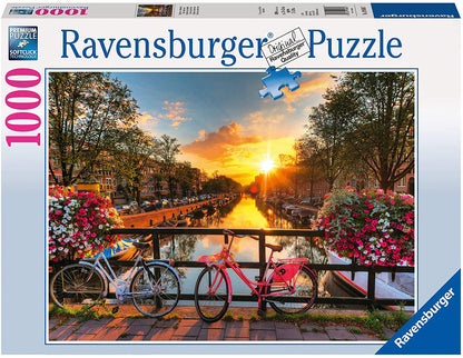 Ravensburger Bicycles in Amsterdam 1000 Piece Puzzle image 0