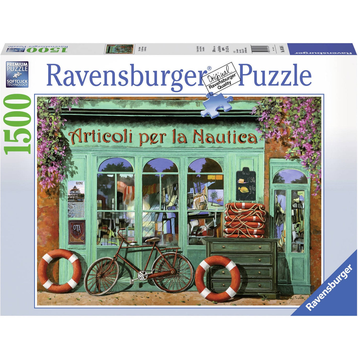 Ravensburger The Red Bicycle 1500 piece puzzle image 0