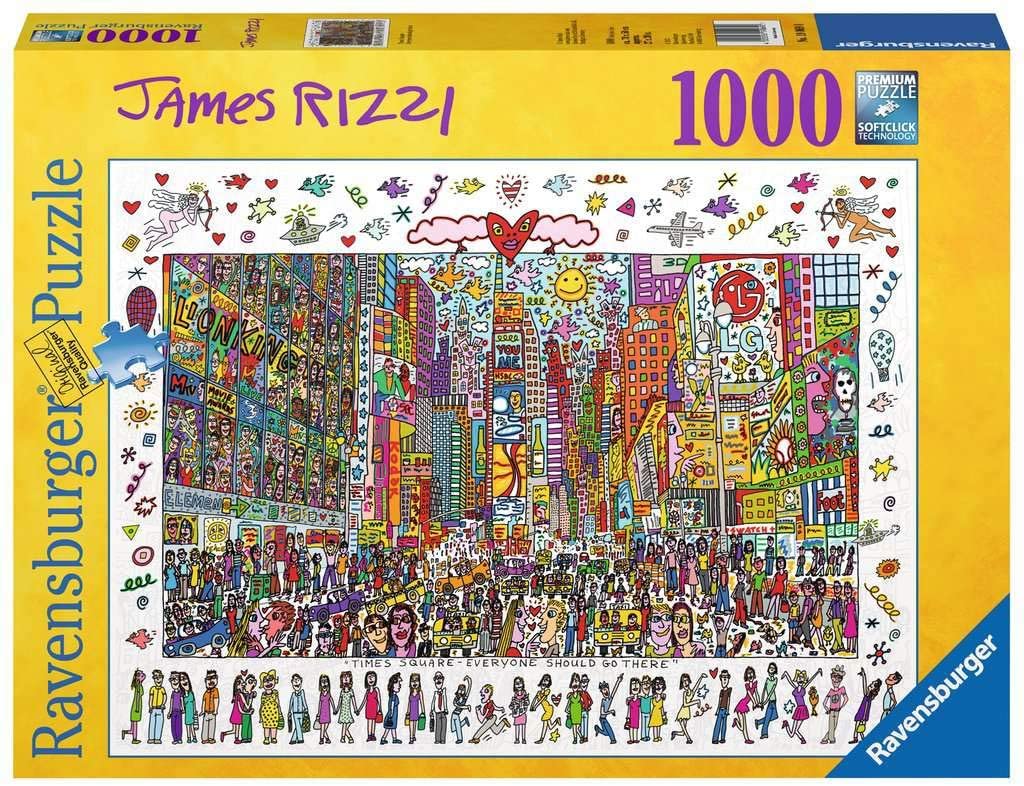 Ravensburger James Rizzi Times Square 1000 Piece Puzzle image 0