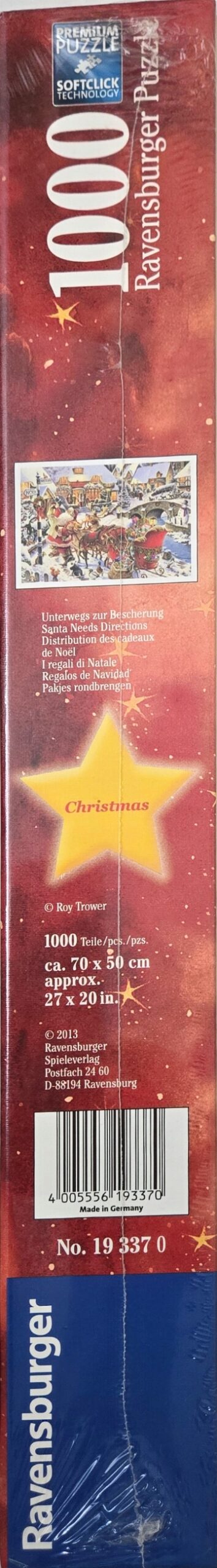 Ravensburger Christmas 2013 Roy Trower Santa Needs Directions 1000 Piece Puzzle image 2