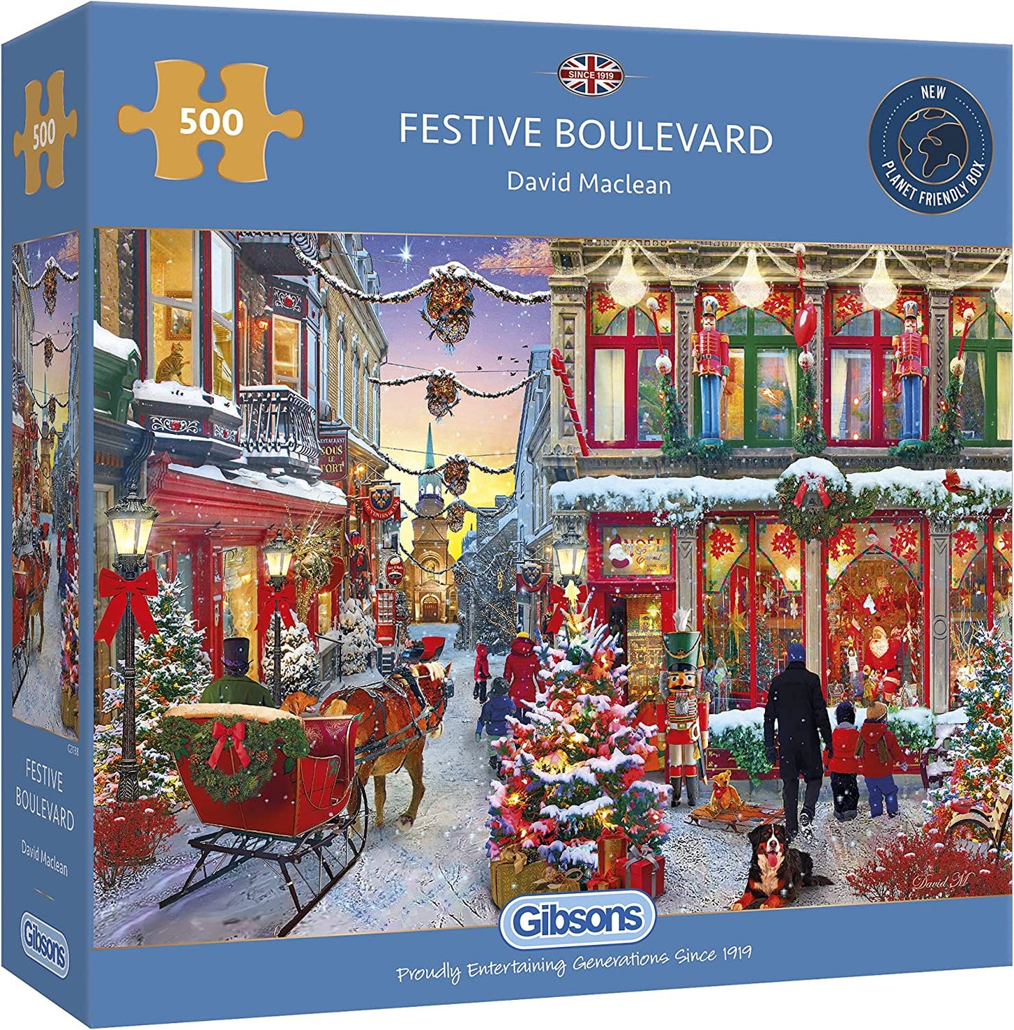 Gibsons Festive Boulevard 500 Piece Puzzle image 0