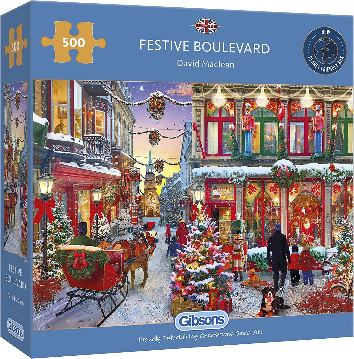 Gibsons Festive Boulevard 500 Piece Puzzle image 0