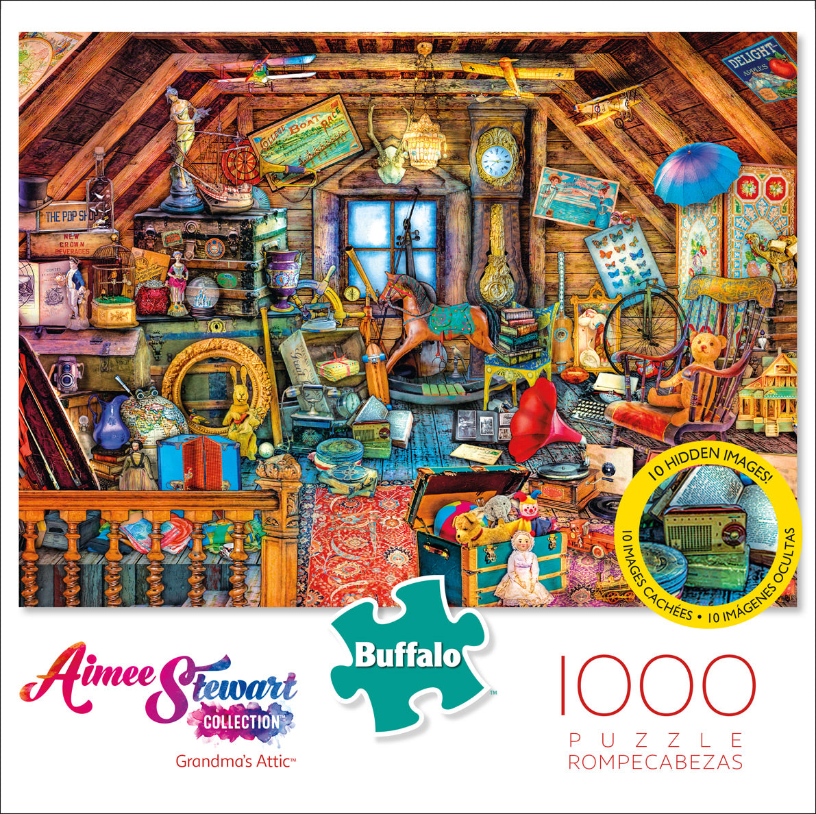 Buffalo Games Aimee Stewart Grandma's Attic 1000 Piece Puzzle image 0