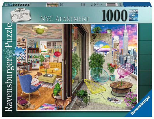 Ravensburger Apartment Envy NYC Apartment 1000 Piece Puzzle image 0