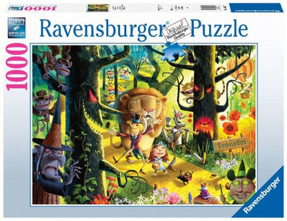 Ravensburger Lions, Tigers and Bears, Oh My! (Wizard of Oz) 1000 Piece Puzzle image 0