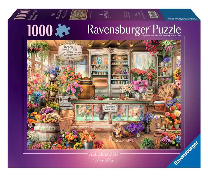 Ravensburger All Seasons Flower Shop 1000 Piece Puzzle image 0