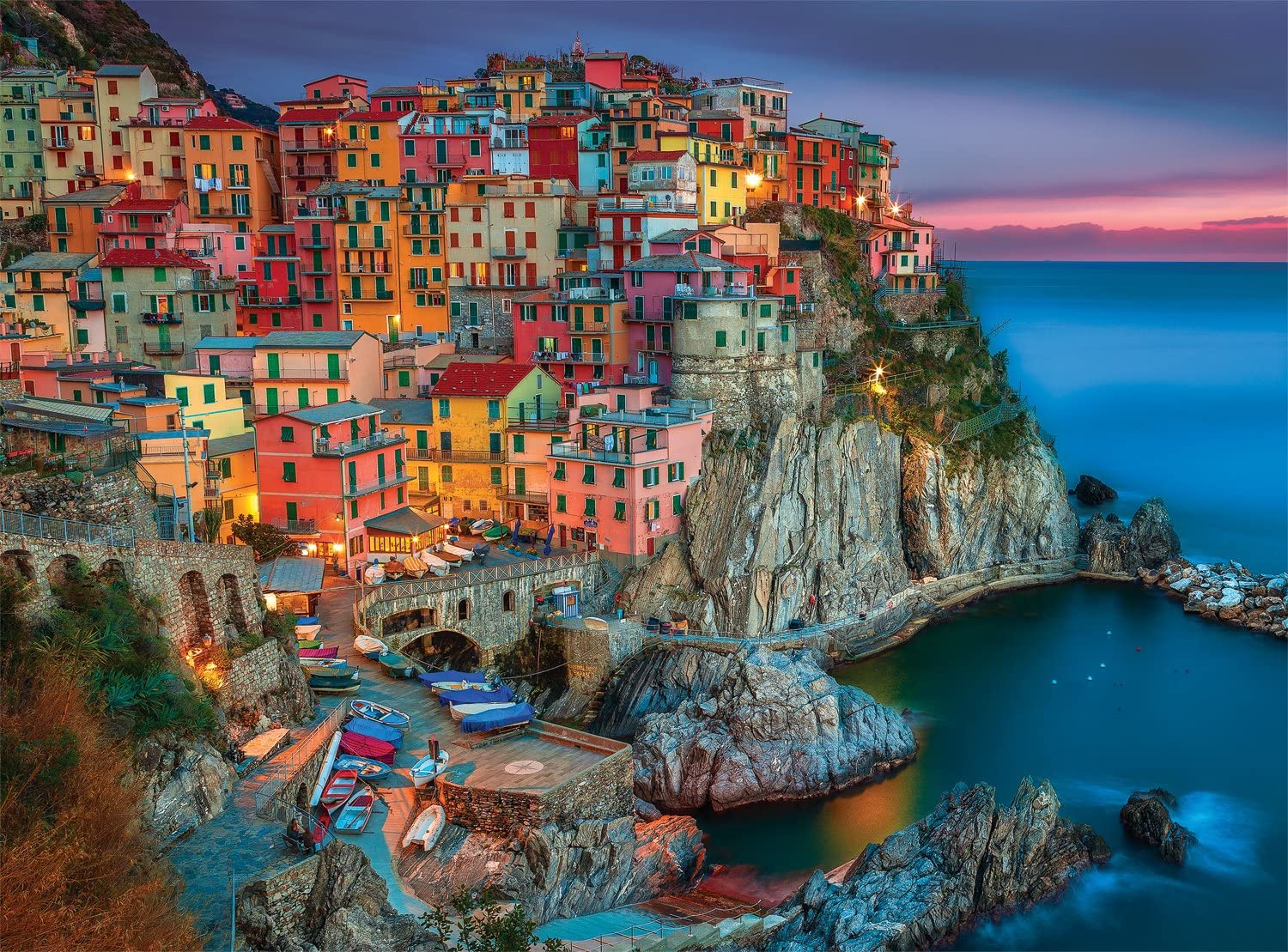 Buffalo Games Signature Collection Cinque Terre, Italy 1000 Piece Puzzle image 1