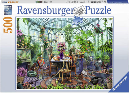 Ravensburger Greenhouse Morning 500 Piece Puzzle image 0
