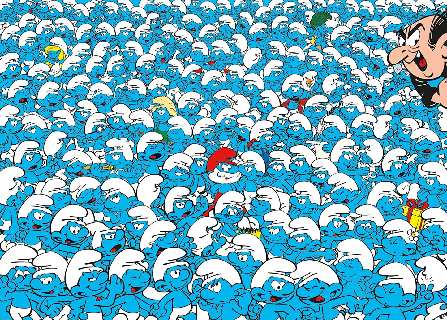 Ravensburger The Smurfs Challenge 1000 Piece Puzzle image 1