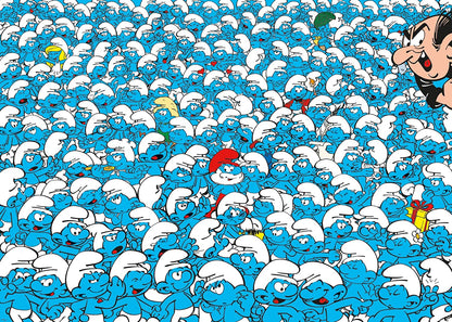 Ravensburger The Smurfs Challenge 1000 Piece Puzzle image 1