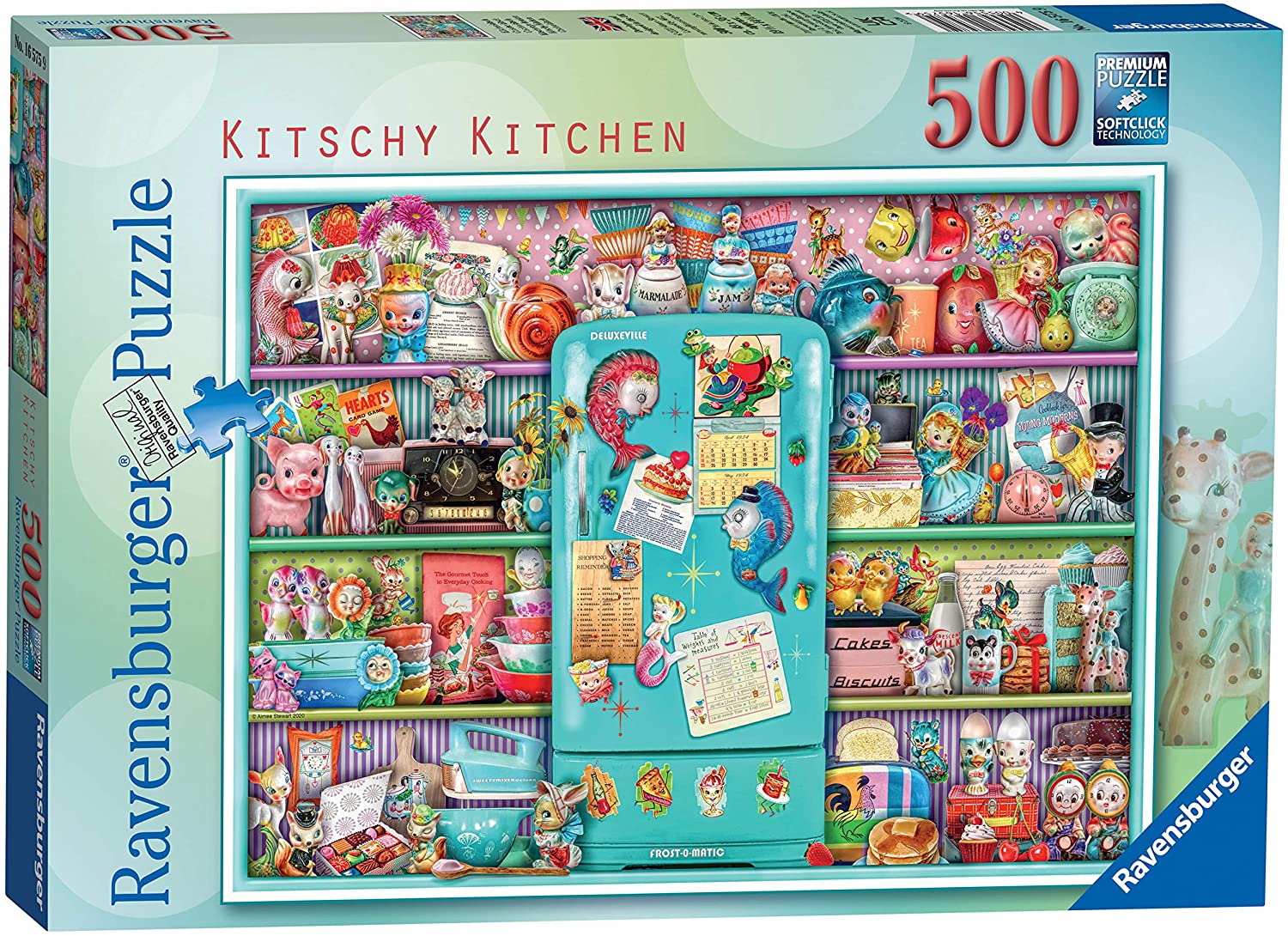 Ravensburger Aimee Stewart Kitschy Kitchen 500 Piece Puzzle image 0