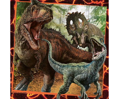 Ravensburger Jurassic Park 3 x 49 Puzzle Pack image 1