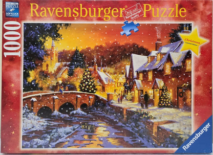 Ravensburger Christmas Limited Edition Snowy Day 1000 Piece Puzzle image 0