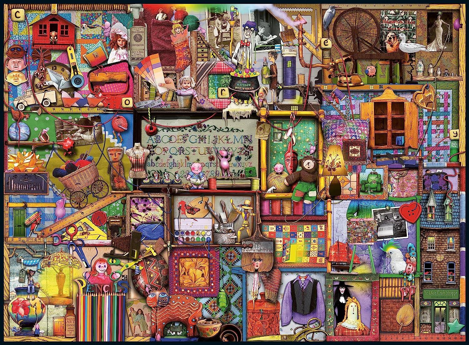 Ravensburger The Wonderful World of Colin Thompson 4 x 500 Piece Puzzle (Includes The Red Box) image 4