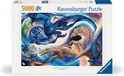 Ravensburger Dragon Day and Night 5000 Piece Puzzle image 0