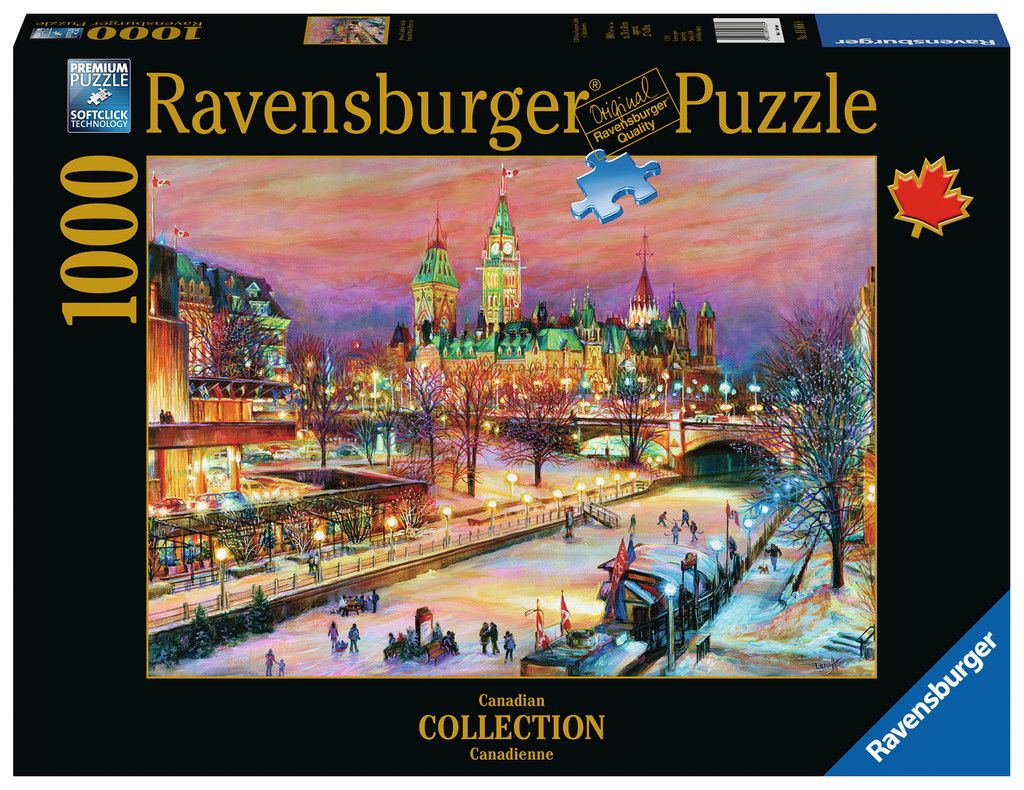 Ravensburger Canadian Collection Ottawa Winterlude Festival 1000 Piece Puzzle image 0