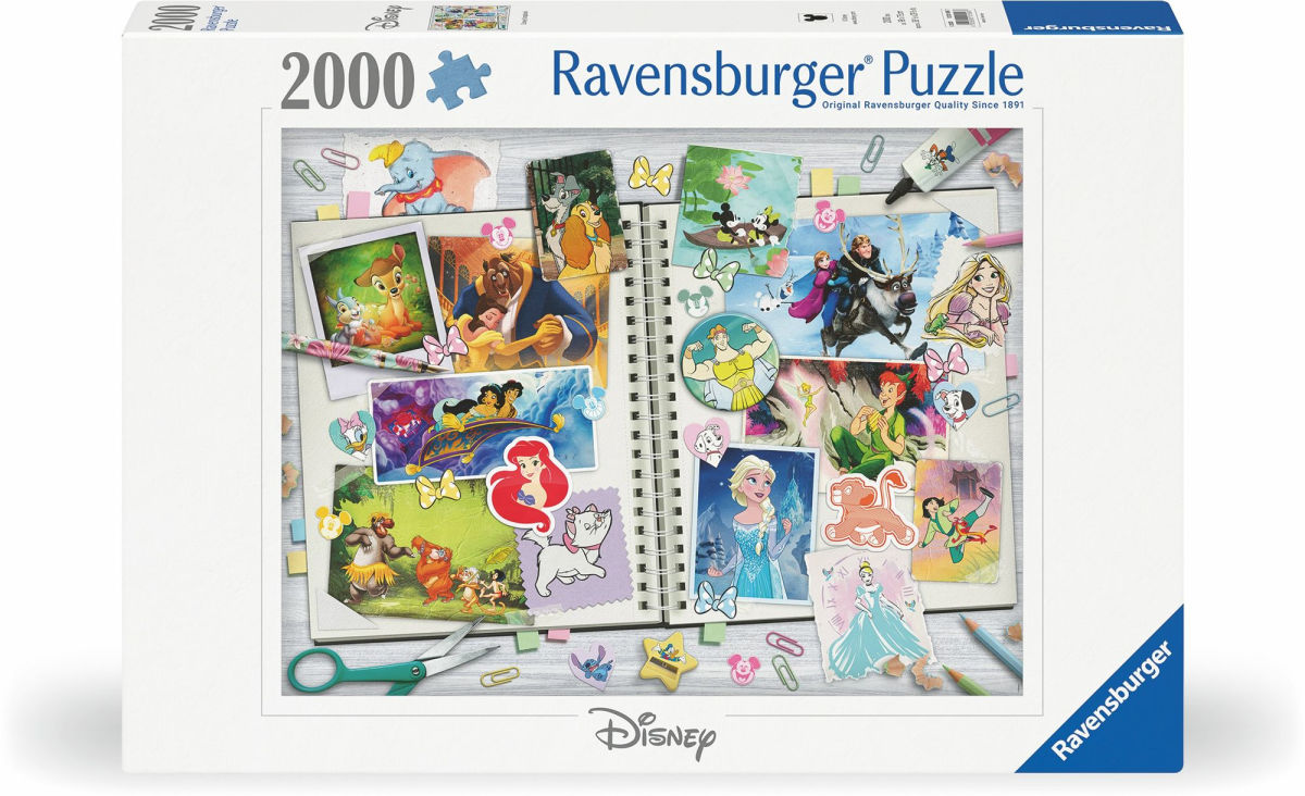 Ravensburger Disney Scrapbook 2000 Piece Puzzle image 0