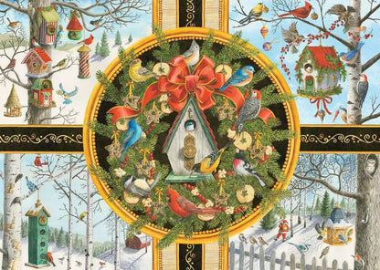 Ravensburger Christmas Songbirds 500 Large Piece Format Puzzle image 1