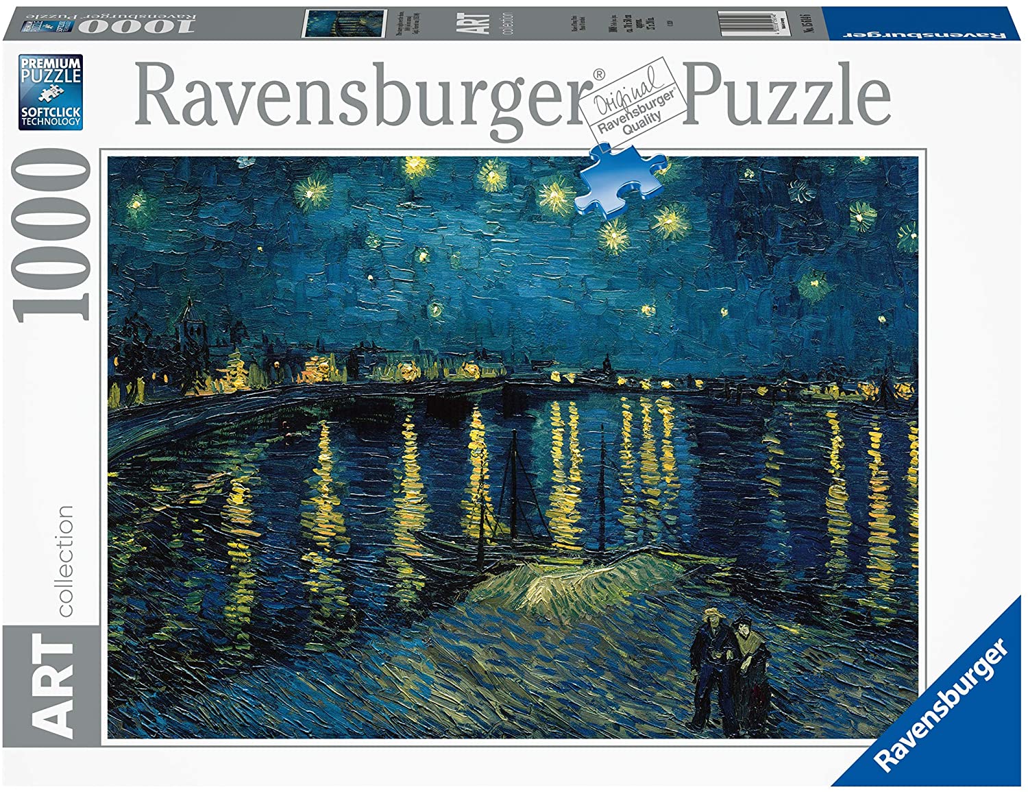 Ravensburger Art Collection Van Gogh Starry Night 1000 Piece Puzzle image 0