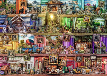 Ravensburger Library of Dogs 1000 Piece Puzzle image 1