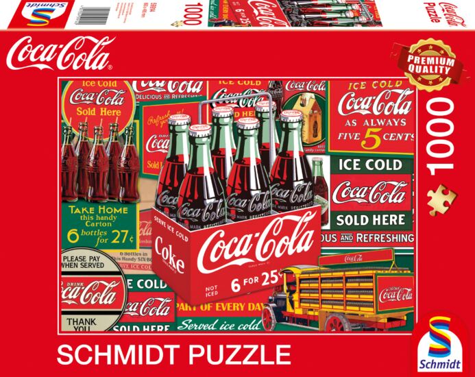 Schmidt Coca Cola Classic 1000 Piece Puzzle image 0