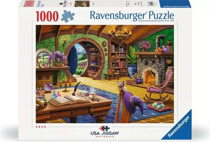 Ravensburger Nathanael Mortensen Charmed Cottage 1000 Piece Puzzle image 0