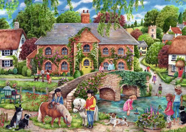 Ravensburger Village Life 1000 Piece Puzzle image 1