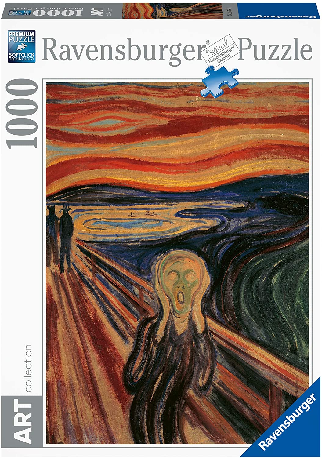 Ravensburger Art Collection The Scream, 1893 by Munch 1000 Piece Puzzle image 0