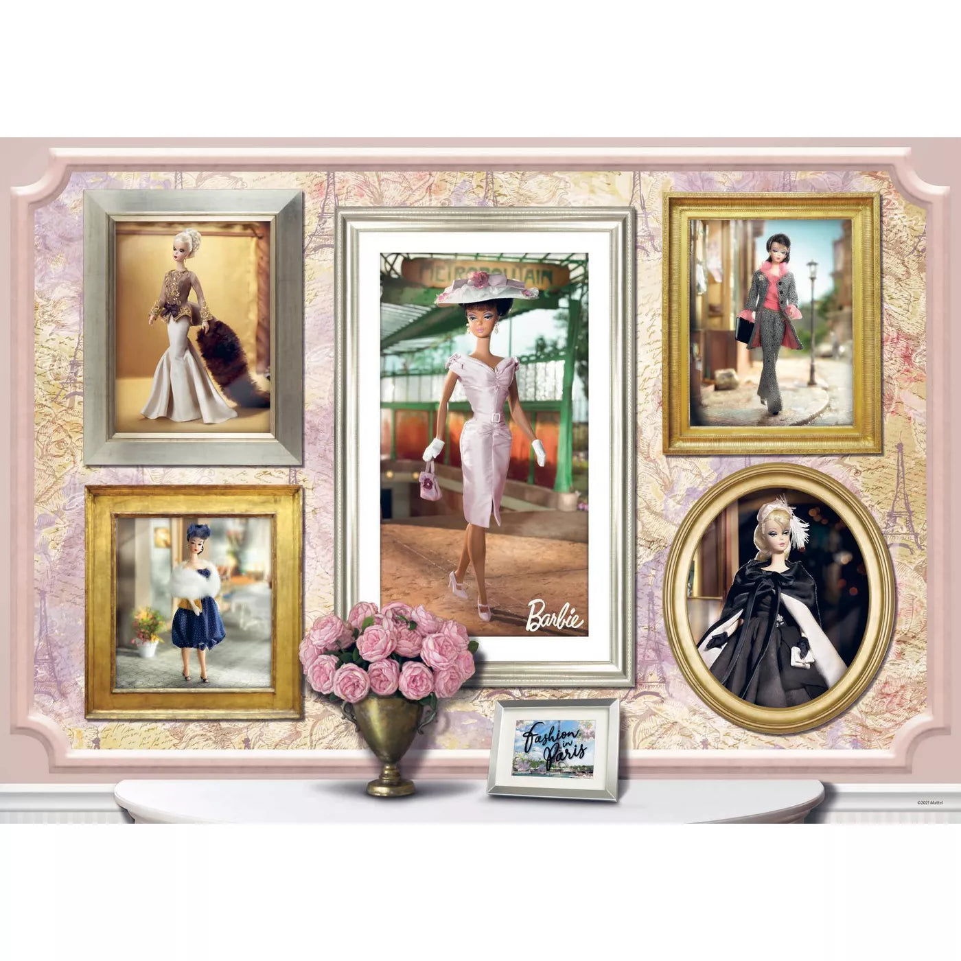 Ravensburger Barbie Paris Fashion 1000 Piece Puzzle image 1