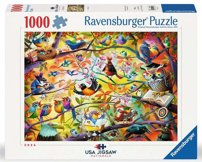Ravensburger Dean MacAdam Busy Birdies 1000 Piece Puzzle image 0