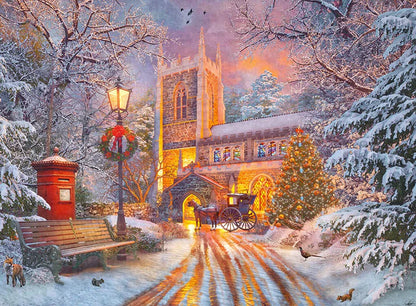 Ravensburger Star Line Magical Christmas 2023 (Glow in the dark) 500 Piece Puzzle image 1