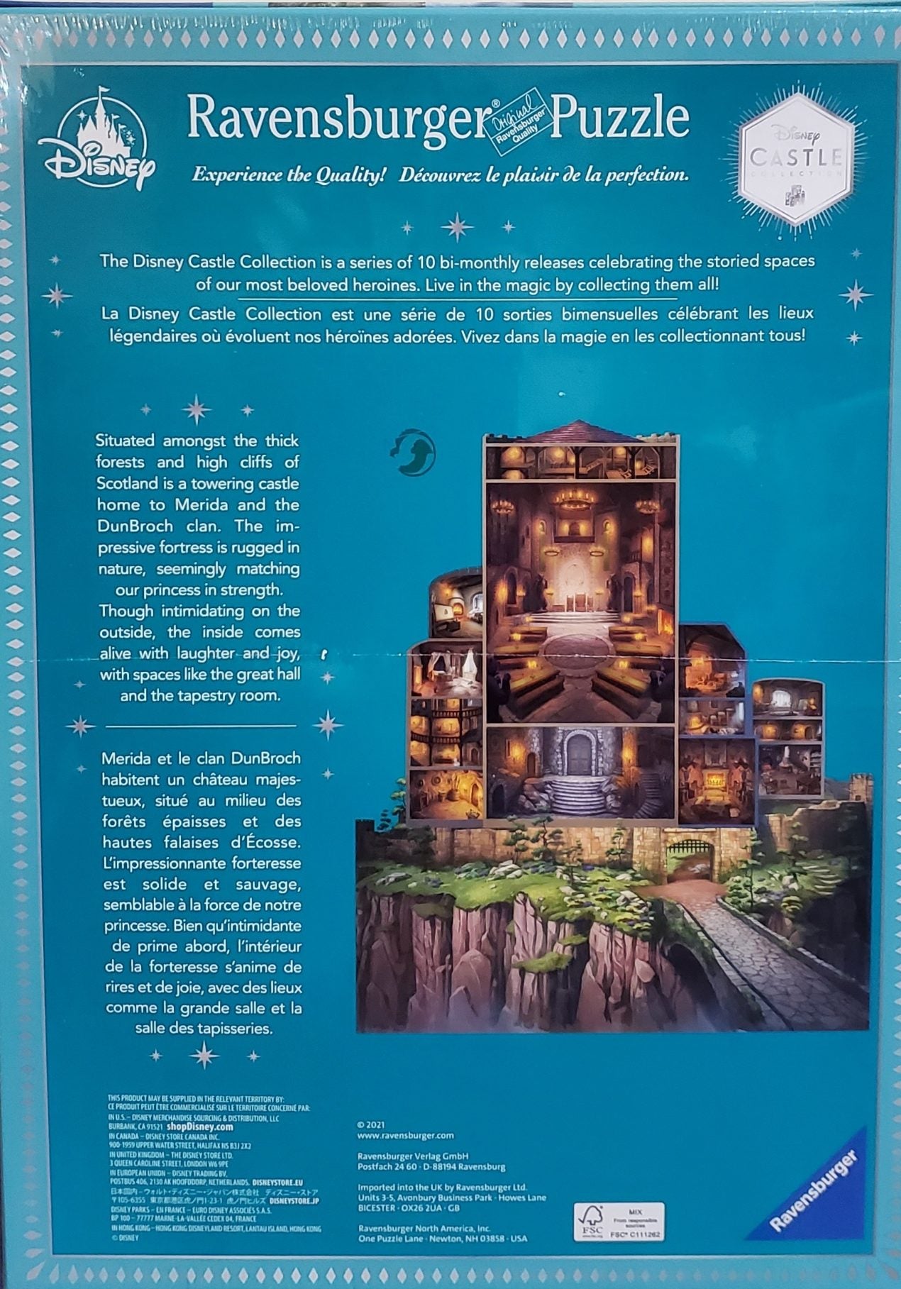 Ravensburger Disney Castle Limited Edition - Merida's Castle - 1000 Piece Puzzle image 1
