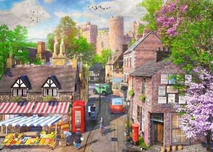 Ravensburger Down The Lane No 5 Castle Lane 1000 Piece Puzzle image 1